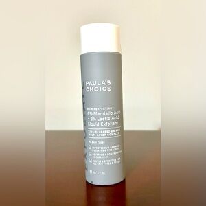 Paula’s Choice 6% Mandelic Acid + 2% Lactic Acid Exfoliant. Never opened. 3OZ